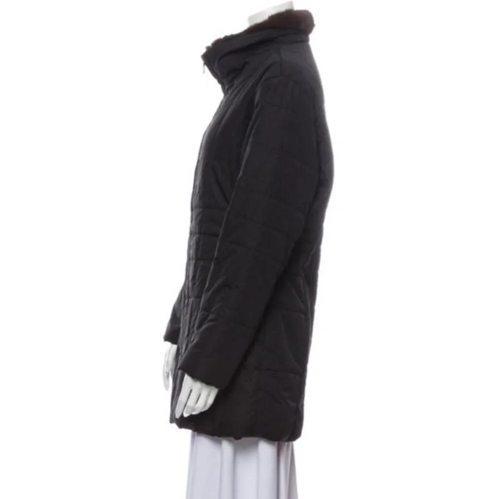 Andrew Marc Mink Fur Parka Small Jacket Ski Snow